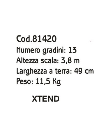 SCALA XTEND TELESC. 13 GRA