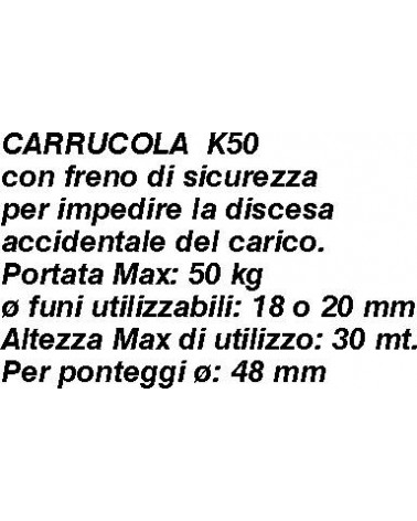 CARRUCOLA SICUR. C/FRENO  