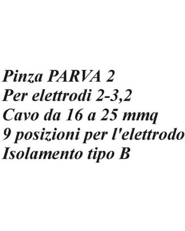 PINZA P/ELETTRODI PARVA 2 