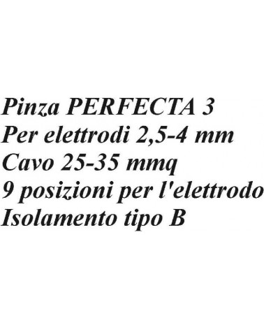 PINZA P/ELETTRODI PERFEC 3