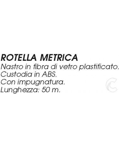 ROTELLA METRICA ABS 50 m  