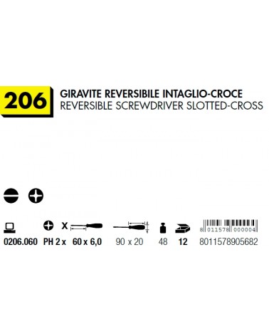 GIRAV.REVERSIBILE PH2-6X60