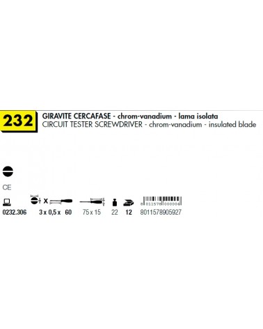 GIRAVITE CERCAFASE 3X60   