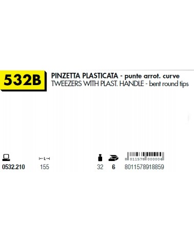 532/B PINZETTA PLAST.R155 