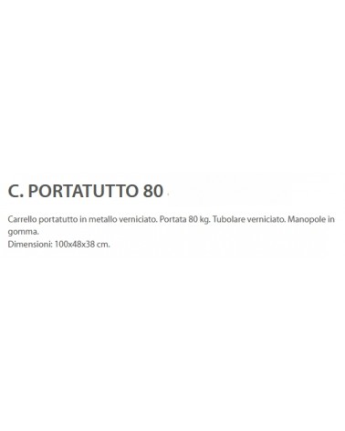 CARRELLO PORTATUT BLU 80KG