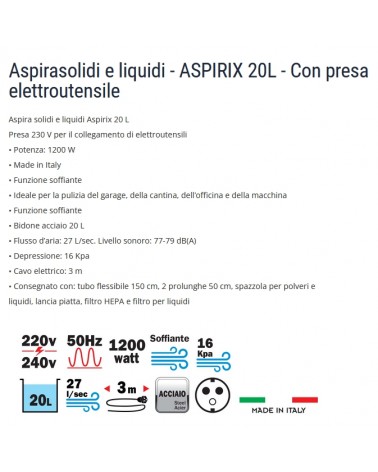 ASPIRASOL/LIQ ASPIRIX 20LT