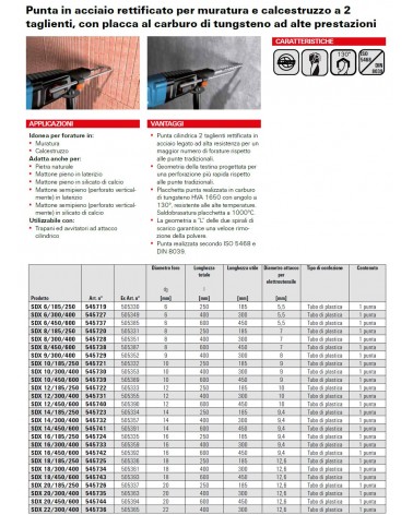 PUNTA MURO SDX PROL 6X250 