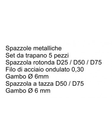 SET SPAZZOLE ACC BLIST  5P