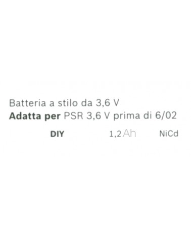 BATTERIA STILO PSR 3.6V 02