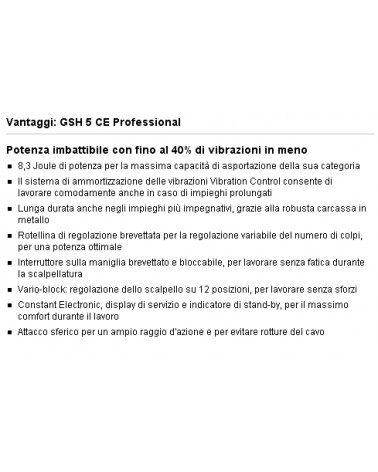 MARTELLO/DEMOLIT  GSH 5 CE