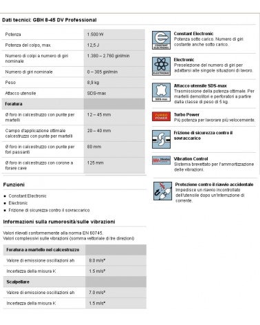 MARTELLO DEMOLIT GSH 7 VC 