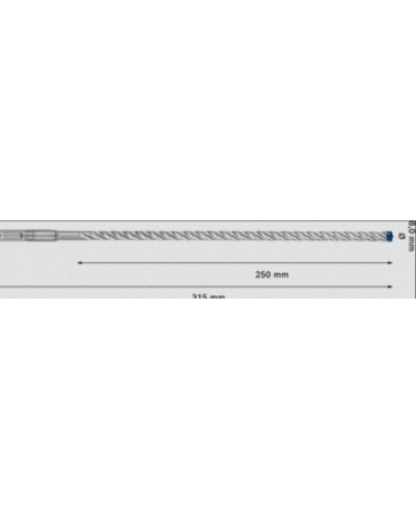 PUNTA SDS-PL 7X diametro 8X250X315