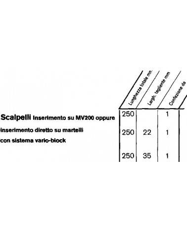 SCALPELLO PUNTA SDS PLUS  