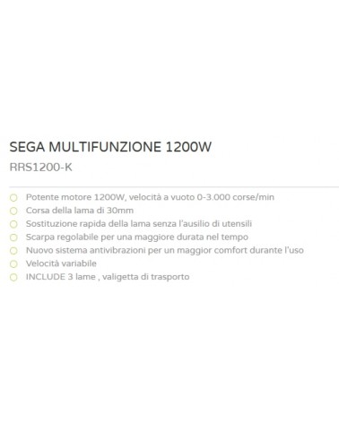 SEGA GATTUCC 1200W RRS1200