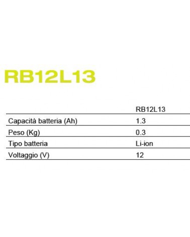 BATTERIA RB12L13 12V 1.3AH