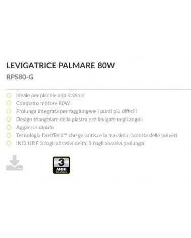 LEVIGATRICE PALMAR RPS80-G