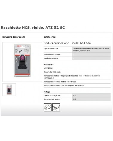 RASCH RIGIDO HCS 52X26 STK