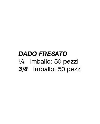 DADO FRESATO 1/4 BAIONETTA