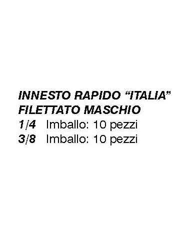 INNESTO RAPID.M 1/4 ITALIA