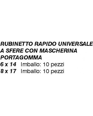 RUBINETT.RAPID.UNIV. 6X14 