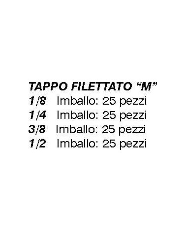 TAPPO MASCHIO 1/8         