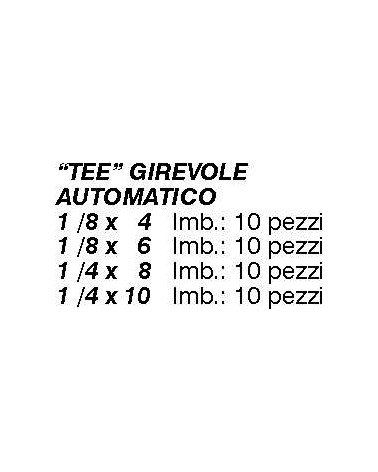 RACC AUT.A TE  1/8X4  50DG