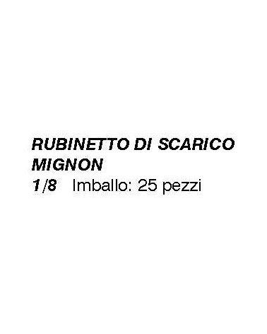 RUBIN.SCARICO MIGNON  1/8 