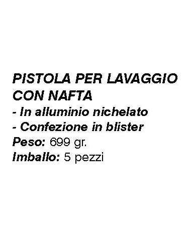 PISTOLA LAVAGG./NAFT 26BTN