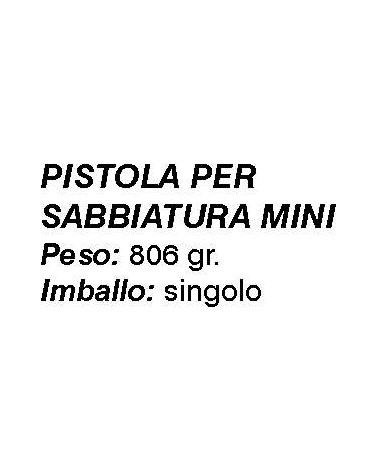 PISTOLA SABBIAT.MINI A211M