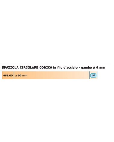 SPAZZOLA CIRC CONIC 90 P6 