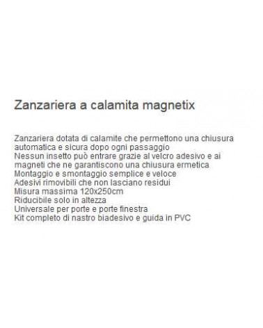 ZANZARIERA MAGNET 120x250B