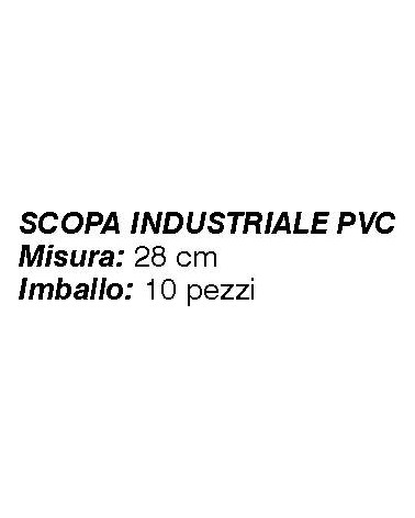 SCOPA INDUS PVC PIUM 30 cm