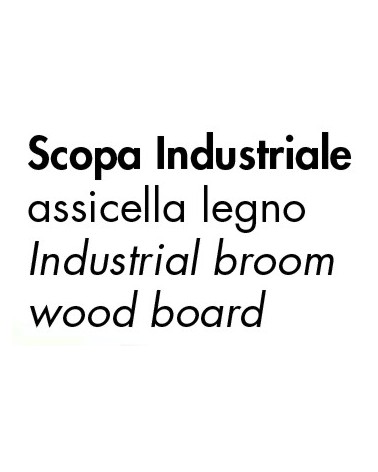 SCOPA INDUS 30cm LEGN PIUM