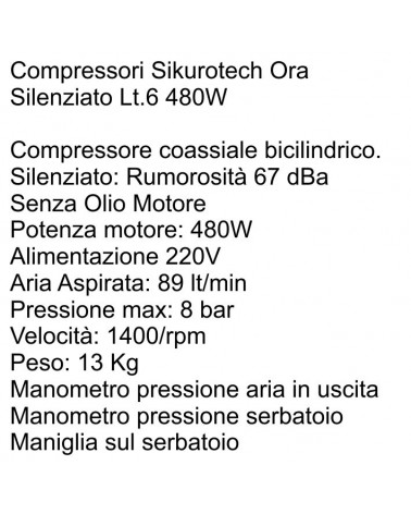 COMPRES SKT 6 LT SIL 0.7HP