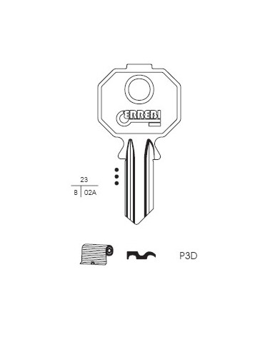 CHIAVE P3D | PF208        