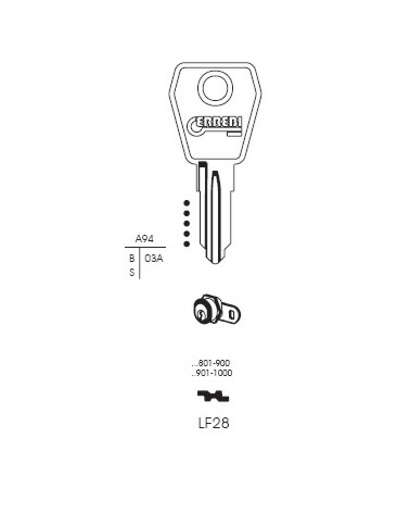 CHIAVE LF28 | LF30R       