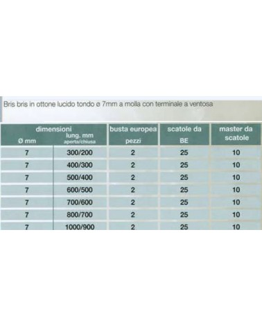 BRIS BRIS OTT diametro 7 40 C/VENT