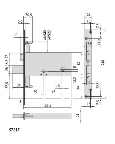 SERR.DOP/MAP 3CH 4M SC T25