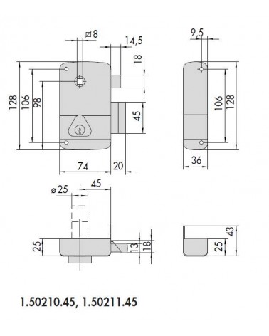 SERR.x LEGNO 2M C/I QMP DX