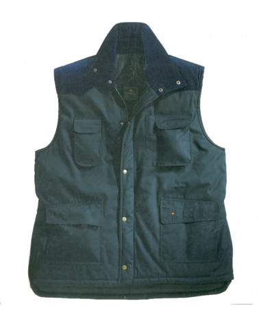 GILET CARGO BLU     TG   M