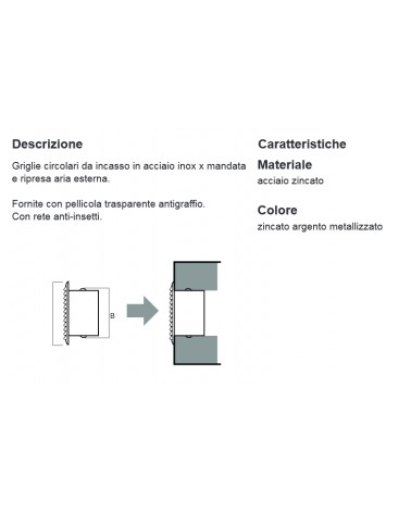 BOCCHET.MAND RIPR INX diametro 120