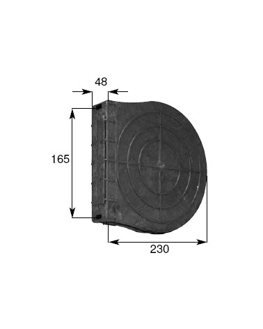 CASSET.PLAST.165MM 12-16MT