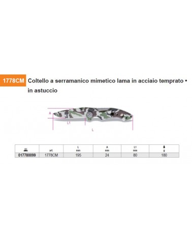 1778CM COLTELLO SERR MIMET