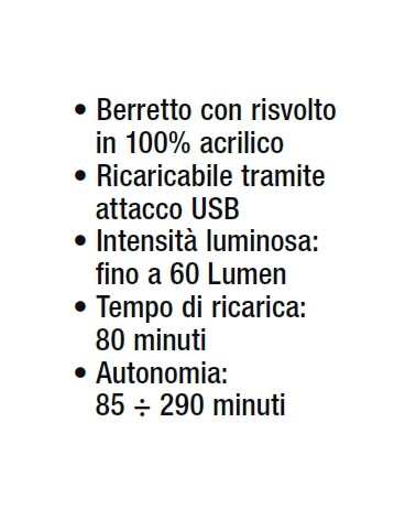 7980L CUFFIA C/LED RICARIC