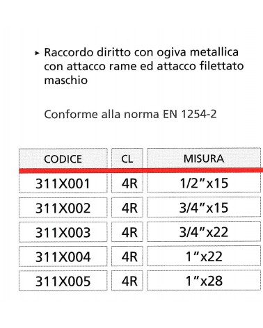 RACCORDO DR  3/4Mx22 SOLAR