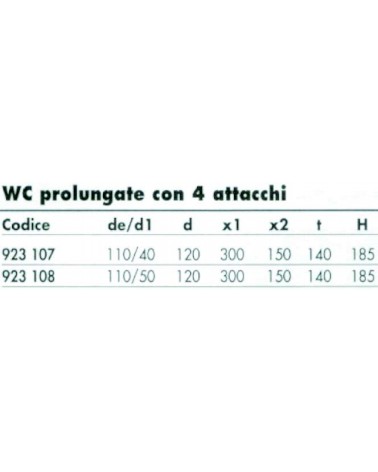 CURVA WC 4 ATT SALDARE 110