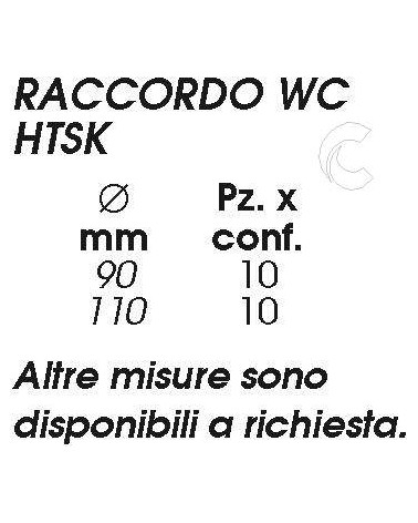 ATTACCO WC RIGIDO DIR. 110