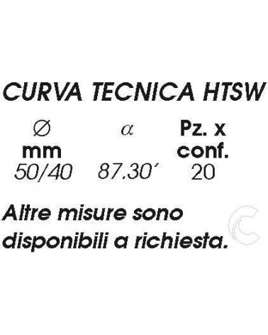 CURVA RIDOTTA 50/40       