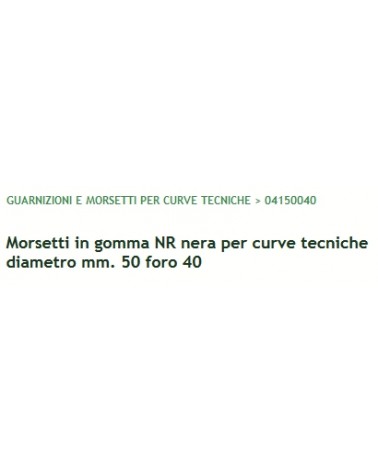 MORSETTO X CURV TECN 50X40