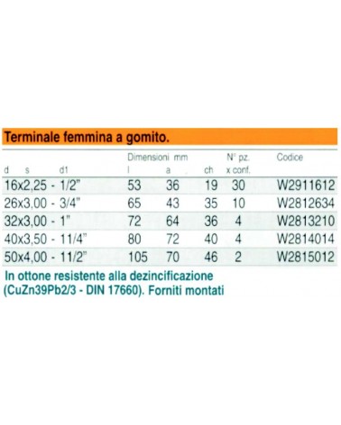 GOMITO STRING 26X3/4F 3,00